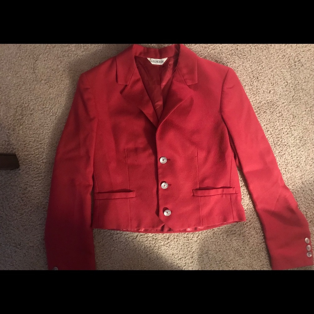 Red blazer